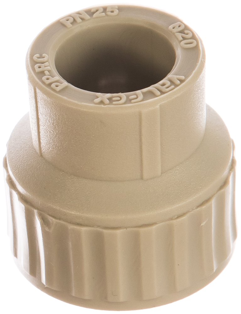 Муфта комбинированная с внутренней резьбой VALFEX PP-R серая, 20 мм х1/2' 10129020Г 127-0353