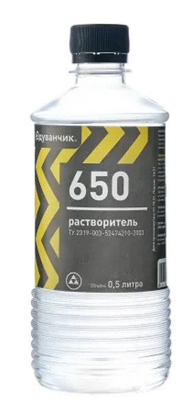 Растворитель 650 Одуванчик ТУ 0,5 л бутылка 4627106670294