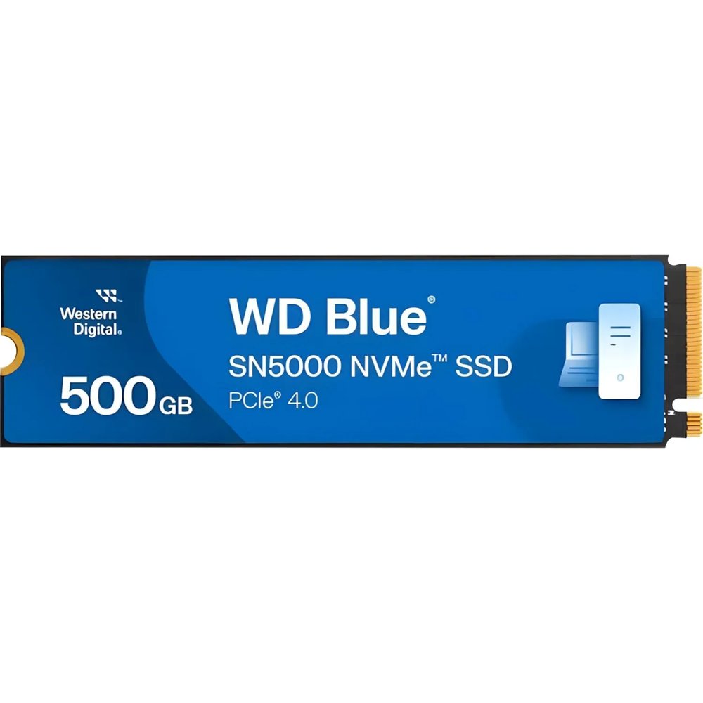SSD накопитель WD Blue SN5000 M.2 500Gb PCIe 4.0 (WDS500G4B0E)