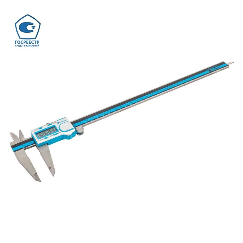 Цифровой штангенциркуль NORGAU ABS 300 мм, 0.01 мм, тип NCD-30AD с поверкой 040040030/П