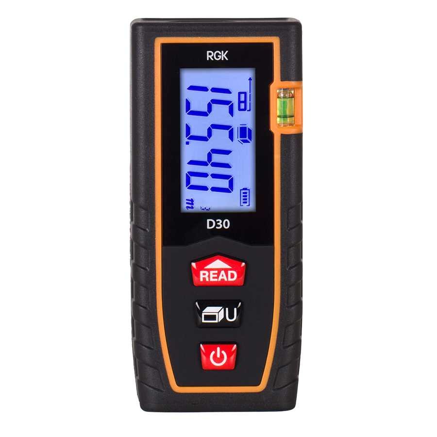 Лазерный дальномер RGK d30 с поверкой 755627