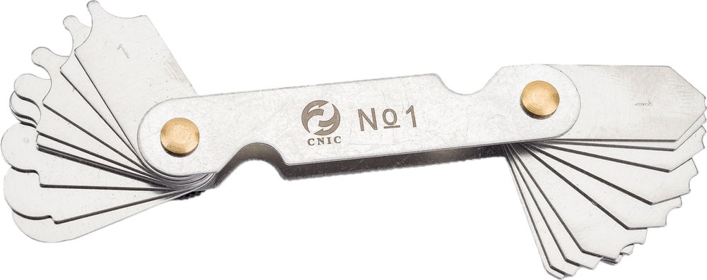 Набор радиусных шаблонов CNIC №1 R 1-6мм 54327