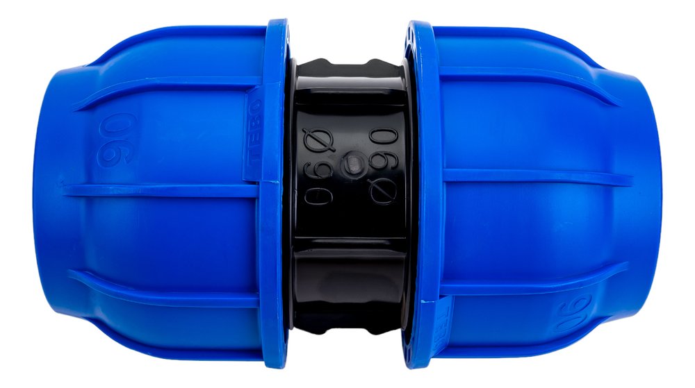 Компрессионная соединительная муфта TEBO ПНД 75x75 T-ПНД.М.0.75-75.CN