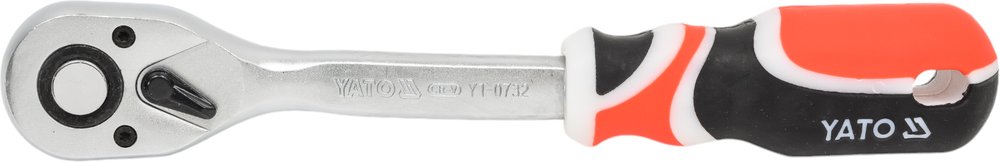 Трещотка YATO с изогнутой ручкой, 1/2' YT-0732
