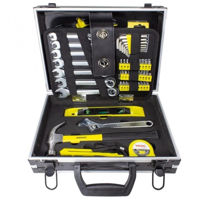 Набор инструмента WMC TOOLS 64 пр. в чемодане WMC-1064(50785)