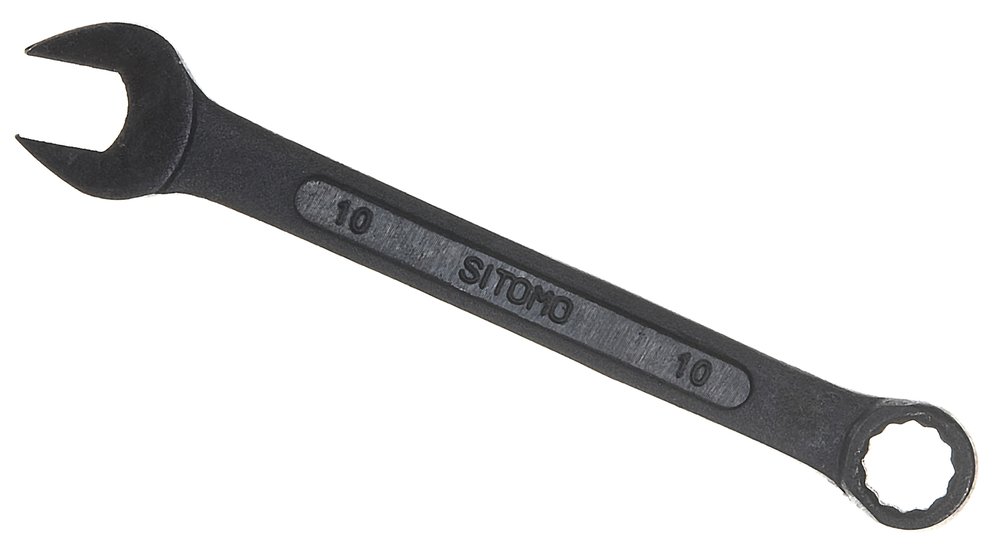 Гаечный комбинированный ключ SITOMO 10х10 окс. 31891
