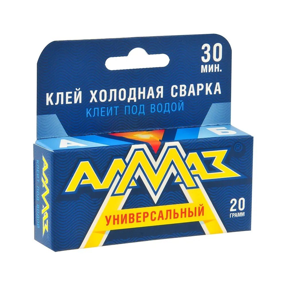 Клей эпоксидный Алмаз компаунд 2К Универсал AZ-0132