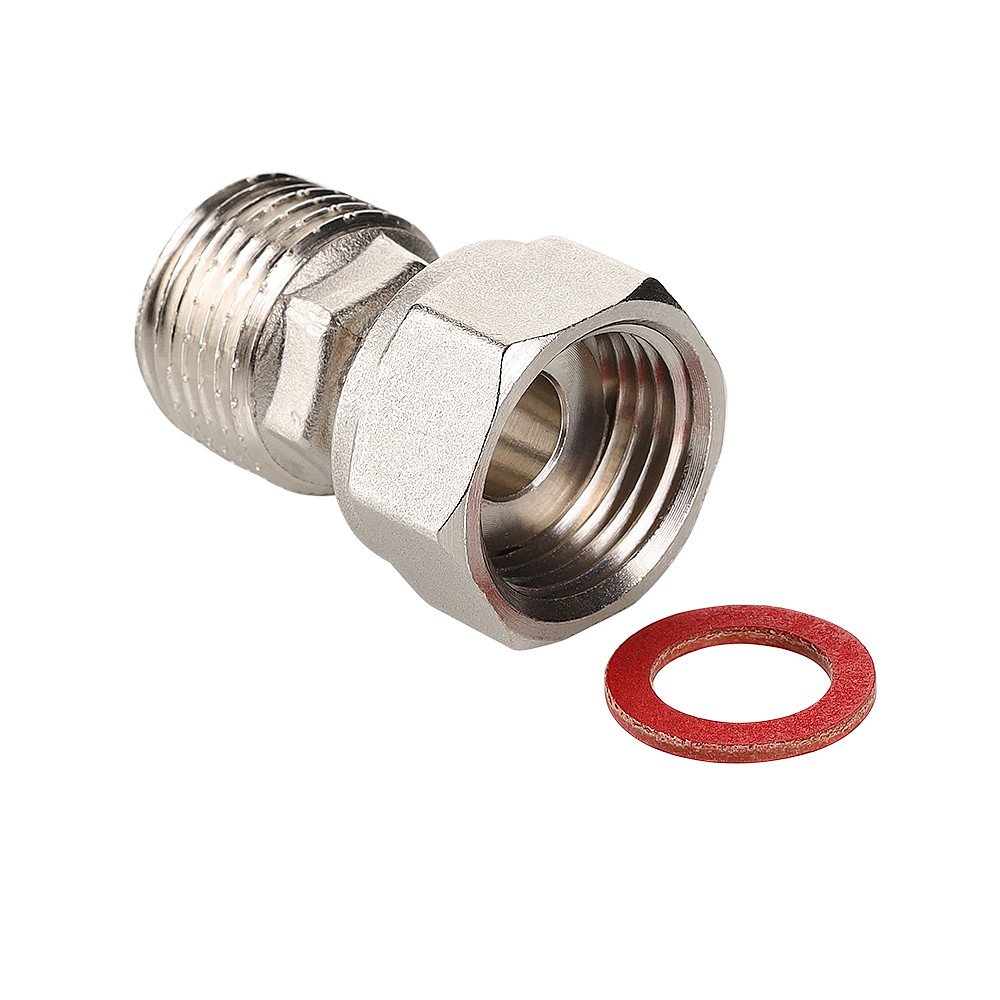 Прямой полусгон с накидной гайкой VALTEC 1/2x1/2 VTr.613.N.0404