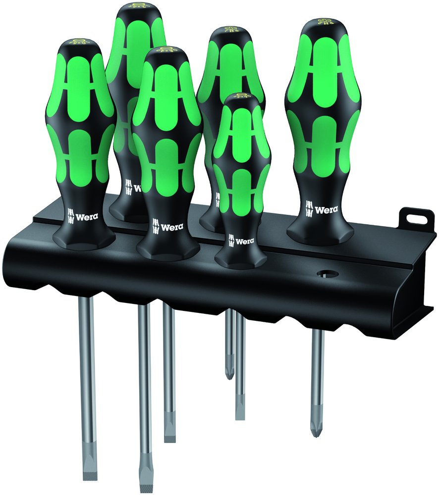 Набор отверток Wera, Kraftform Plus Lasertip с подставкой, 6 предметов, WE-105650