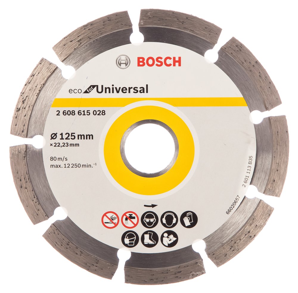 Диск алмазный ECO Universal (125х22.2 мм) Bosch 2608615028
