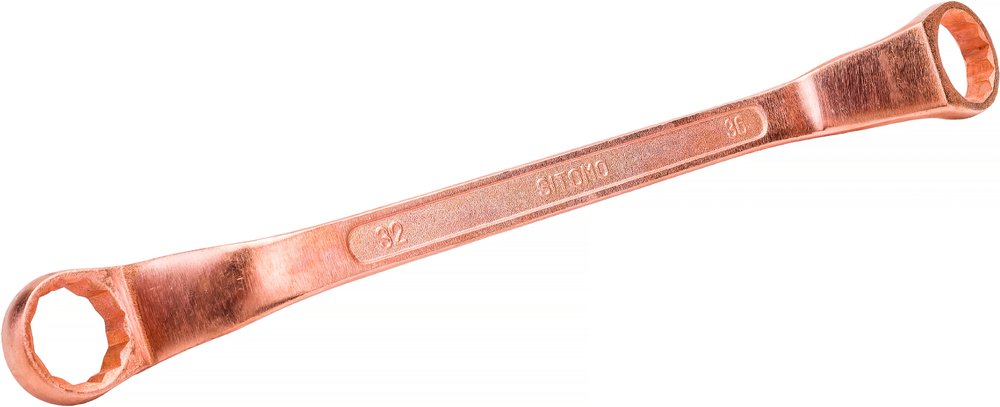 Ключ Sitomo 32х36 накидной, омедненный SIT 290424