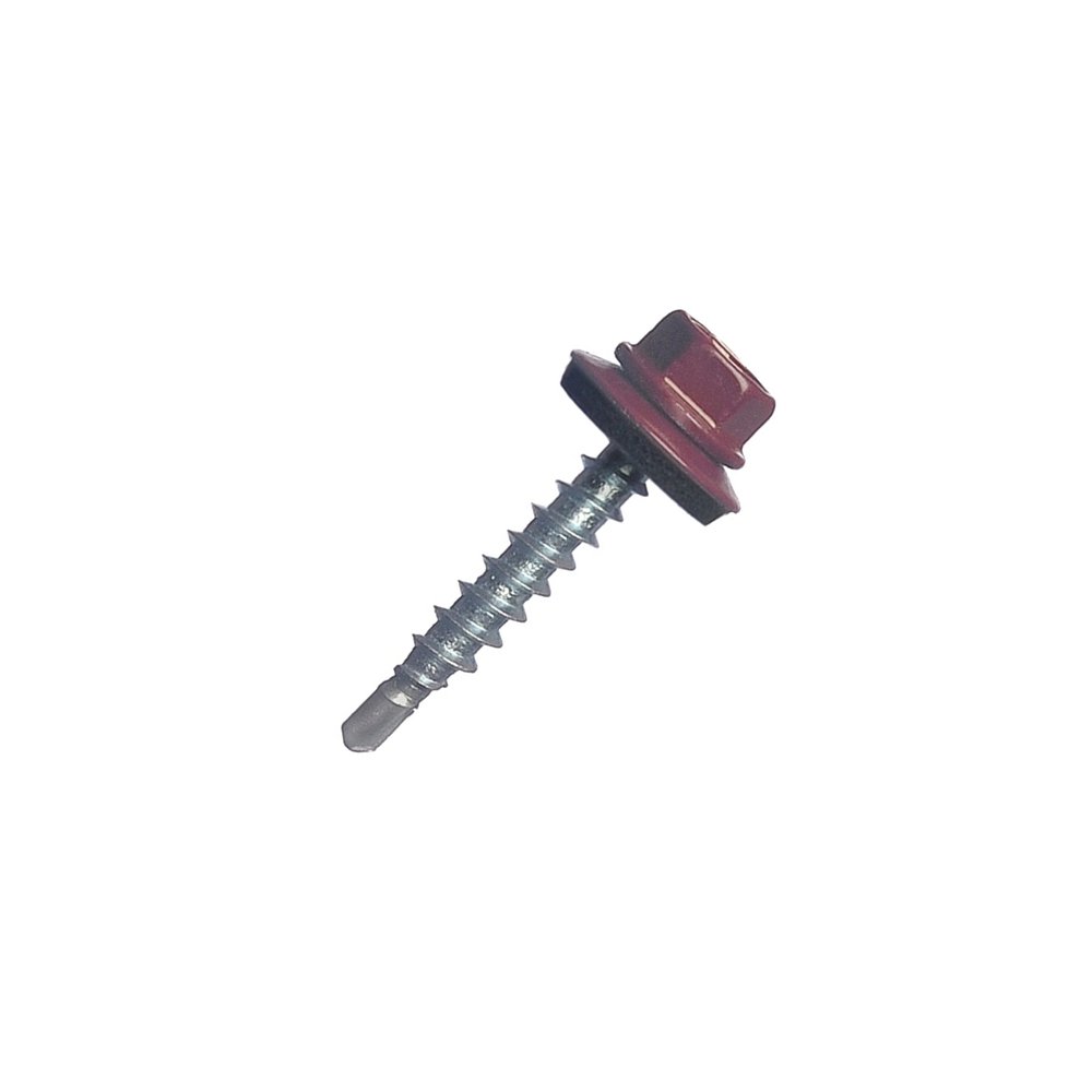 Кровельный саморез МЕТАЛЛСЕРВИС 4.8x29, RAL 3005, 200 шт. 1220531