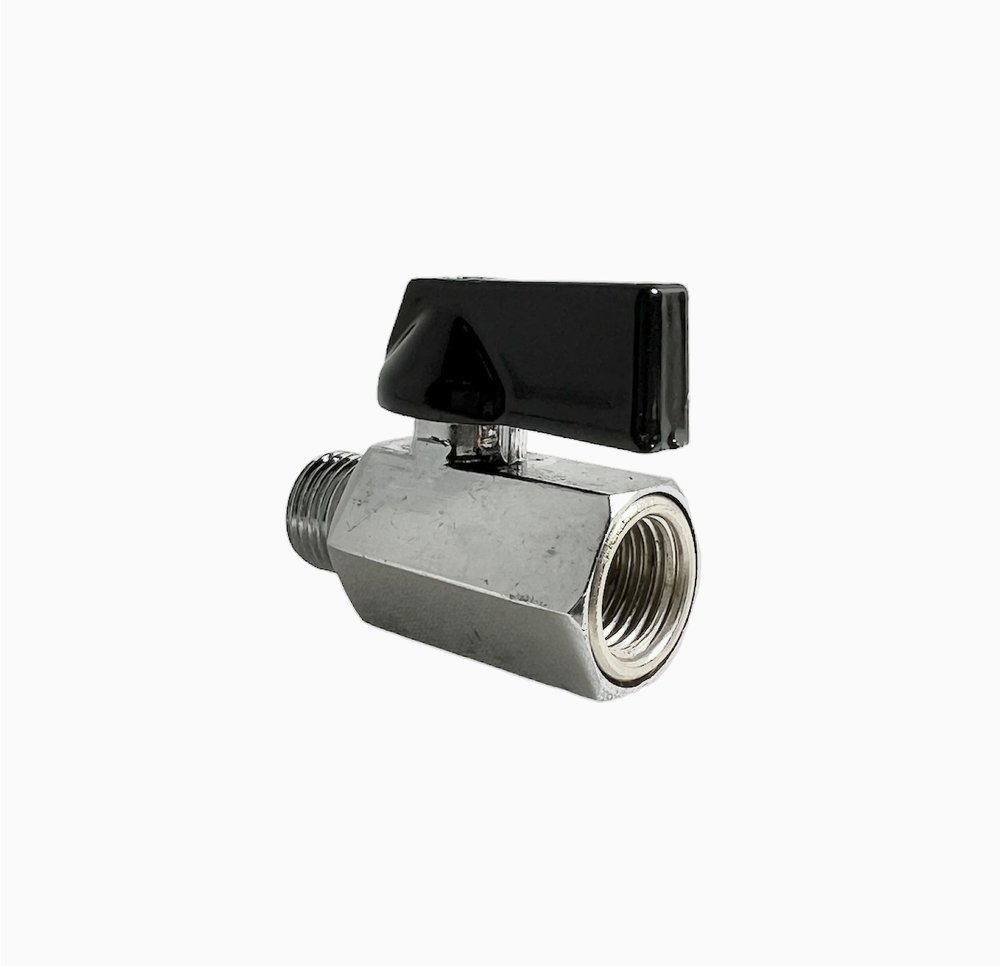Кран переходник резьба внутренняя и наружная 1/4' FXM 4404 Pegas pneumatic