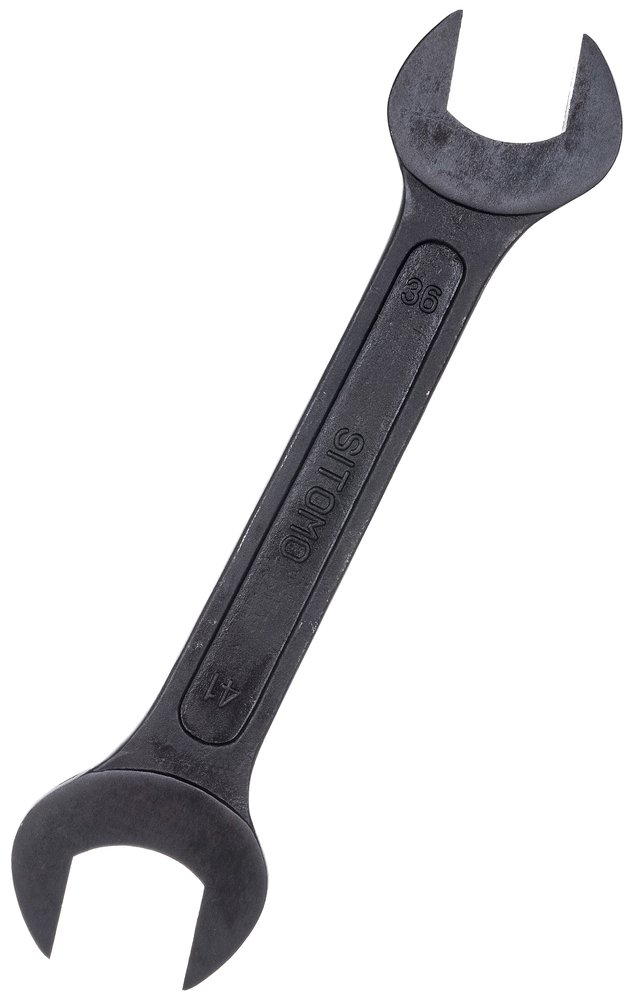 Гаечный рожковый двусторонний ключ SITOMO 36х41 окс. 28926