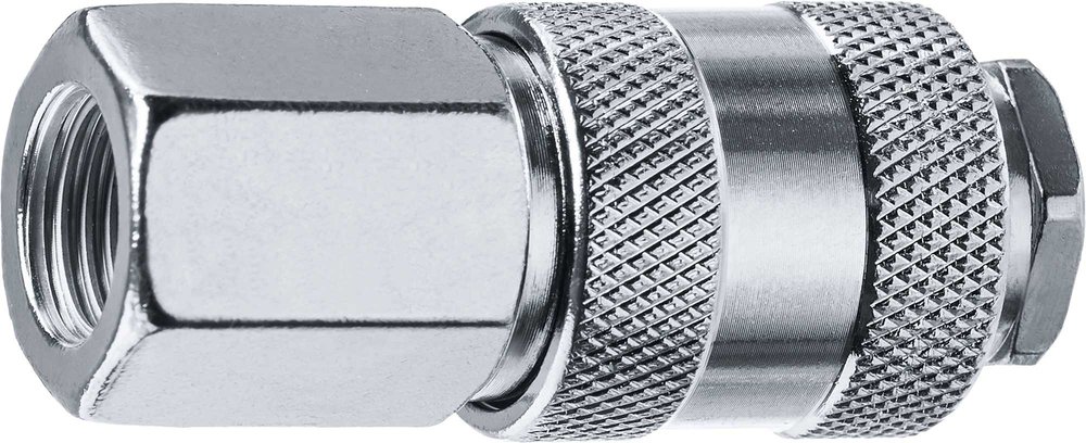 Переходник ЗУБР Профессионал 1/4'F - рапид муфта 64910-1/4