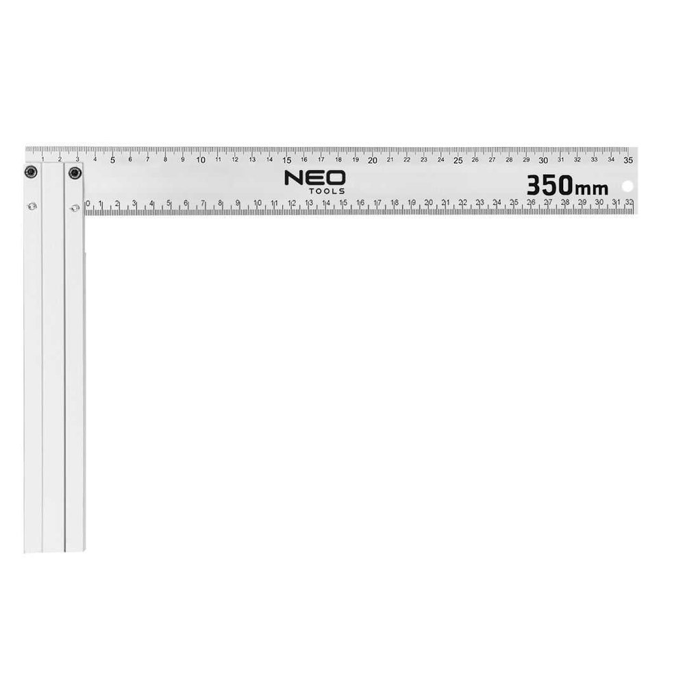 Угольник строительный алюминиевый NEO TOOLS 350x190 мм 72-146