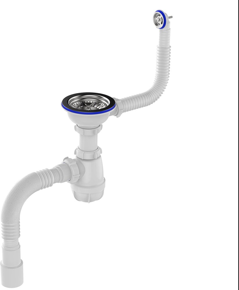 Сифон для мойки Aquant 3 1/2'х40 B0139-20-MR