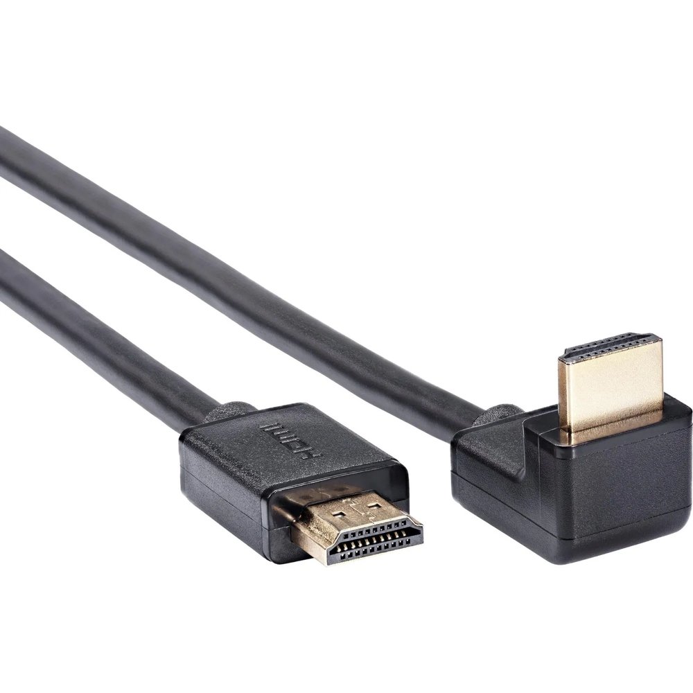 Кабель HDMI---HDMI ver 2.1 8K@60Hz угол 90град  1м, Telecom <,TCG256-1M