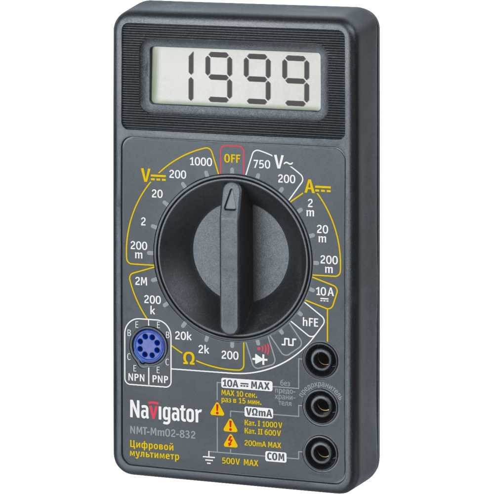 Мультиметр Navigator 93 587 nmt-mm02-831 831 93587