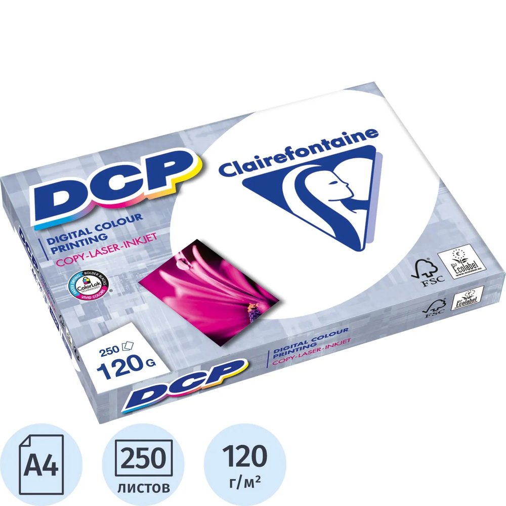 Бумага для цв.лазер.печ. DCP (А4, 120 г/кв.м, 250 л)
