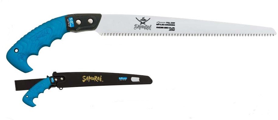 Пила с прямым полотном в чехле, с поясным креплением SAMURAI GSM-180-MH