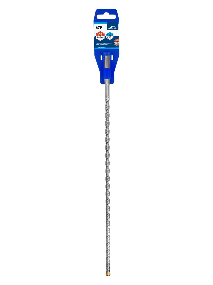 Бур SDS-plus (10х460 мм) Vertextools 999-10-460