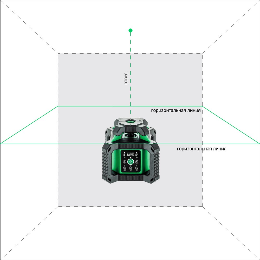 Профессиональный лазерный нивелир ADA ROTARY 500 HV-G SERVO А00579