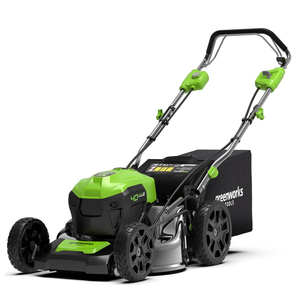 Газонокосилка аккумуляторная GreenWorks GD40LM46SP 40V, 46см, самоходная, бесщеточная, c 1хАКБ 4 Ач c USB и ЗУ 2506807USB4