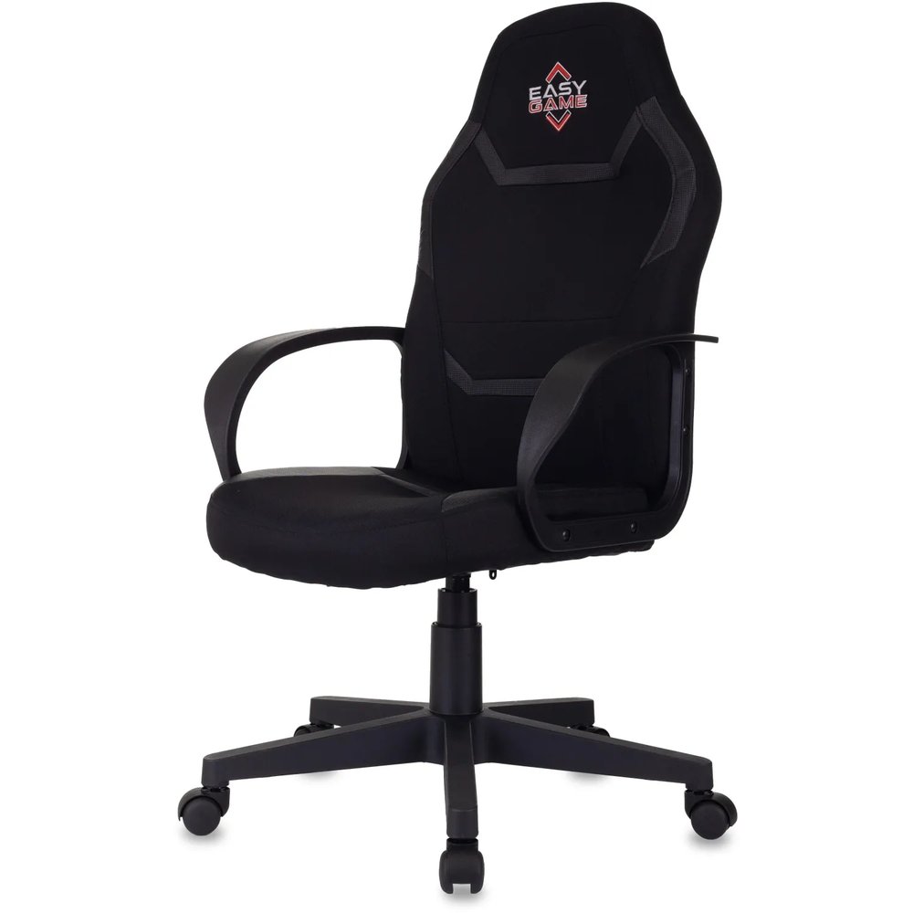 Кресло VB_Echair Easy Game-904 TPU кожзам черный пластик