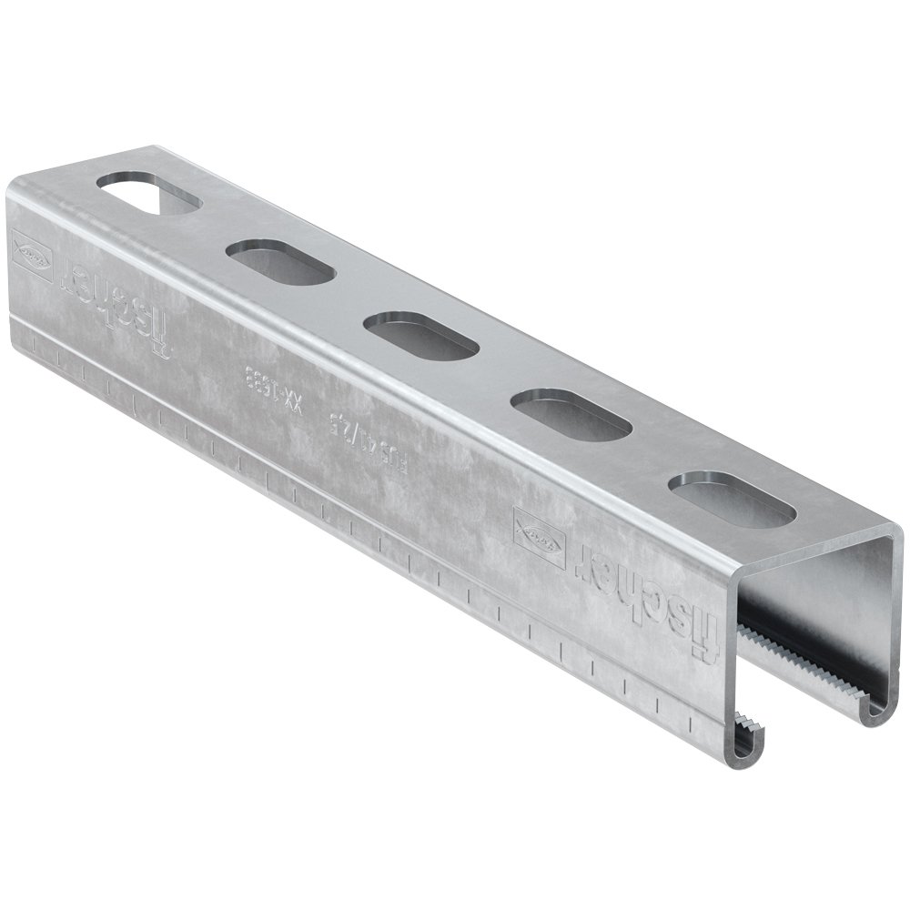 Монтажная шина Fischer FUS 41х2,0-3m, FVZ 1 шт. 517426