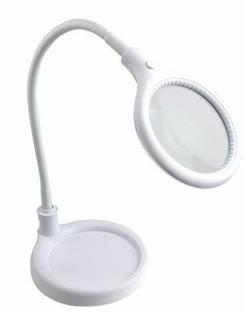Малая настольная лупа с подсветкой 30 LED REXANT 3X 31-0247