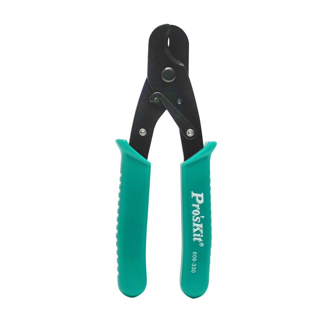Кабельные коаксильные кусачки Pro'sKit 608-330 до 10мм2, 165мм, пружина С00034890
