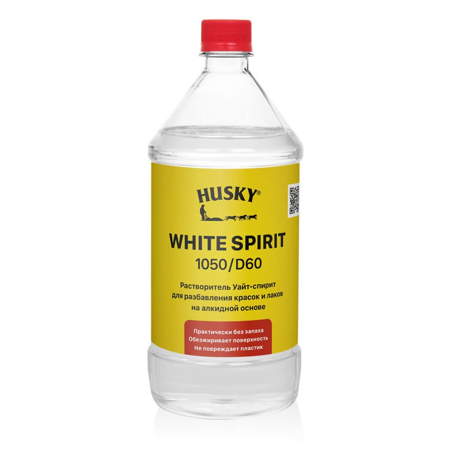 Уайт-спирит HUSKY White Spirit 1050/D60 высокоочищенный, 1 л 32020