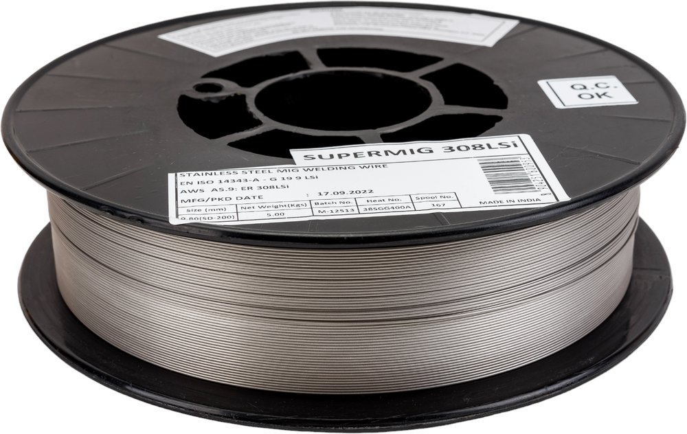 Проволока сварочная нержавейка 308LSi 0.8 мм, 5 кг, D200 WELDO X3957