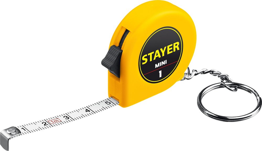 Рулетка-брелок STAYER Mini 1м /  6мм 34140-1_z02