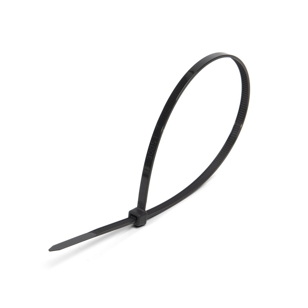 Нейлоновые стяжки FORTISFLEX НСС EasyFix 3x100 черный, 100 шт. 84811
