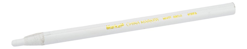Промышленный восковой самозатачивающийся карандаш Markal China Marker, белый 96010