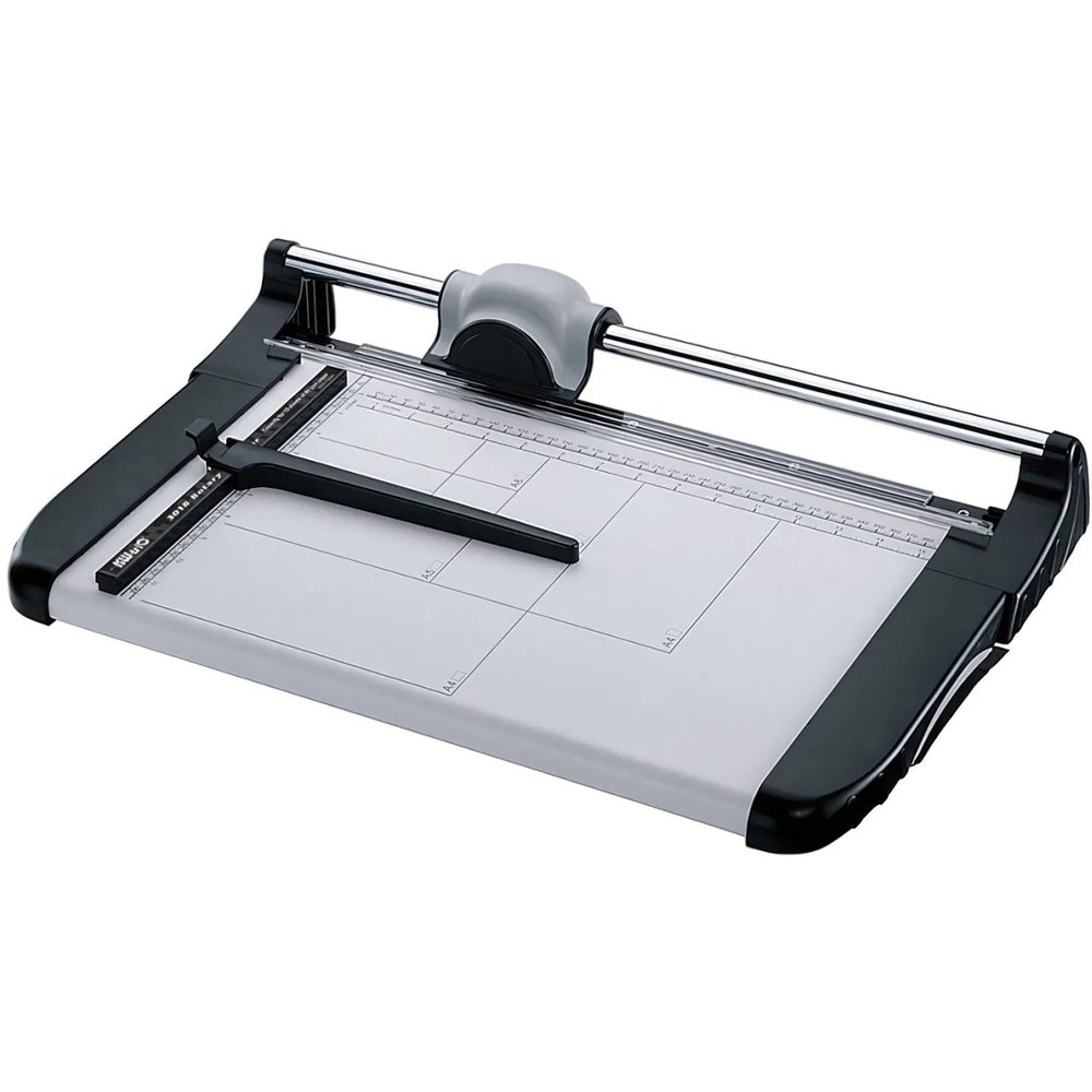 Резак для бумаги Kw-Trio 3018 A4,15л.,360мм,автоприжим, дисковый