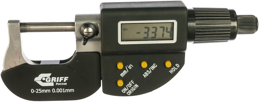 Микрометр GRIFF МКЦ 25 ГОСТ 6507-90 017112