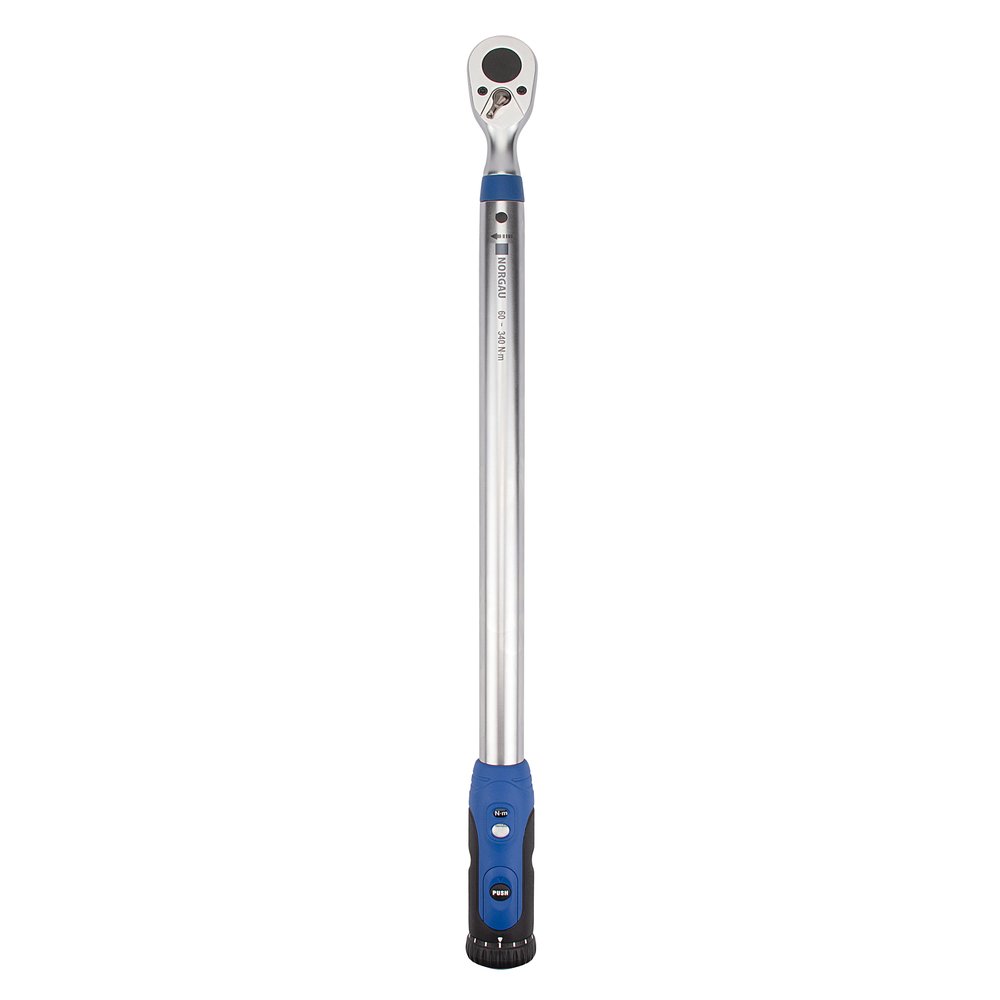 Динамометрический предельный ключ с трещоткой NORGAU 1/2', 60-340 Нм, тип NTW23-034R с поверкой 051110034/П