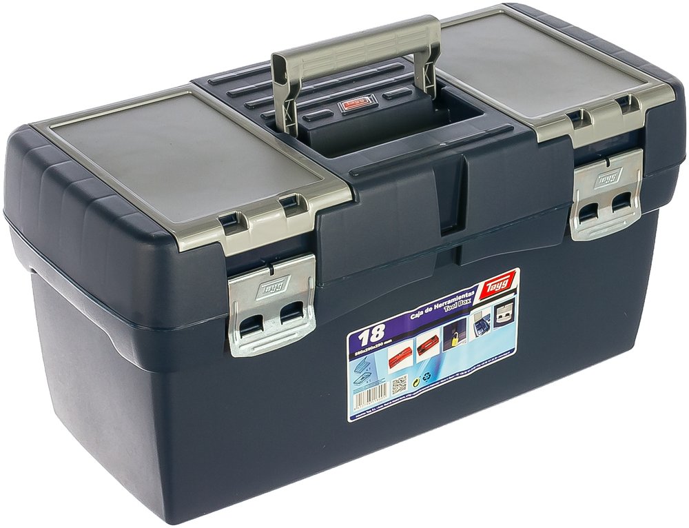 Ящик для инструментов с лотком + органайзер 58х29х29см №18 Tayg TAY-118005
