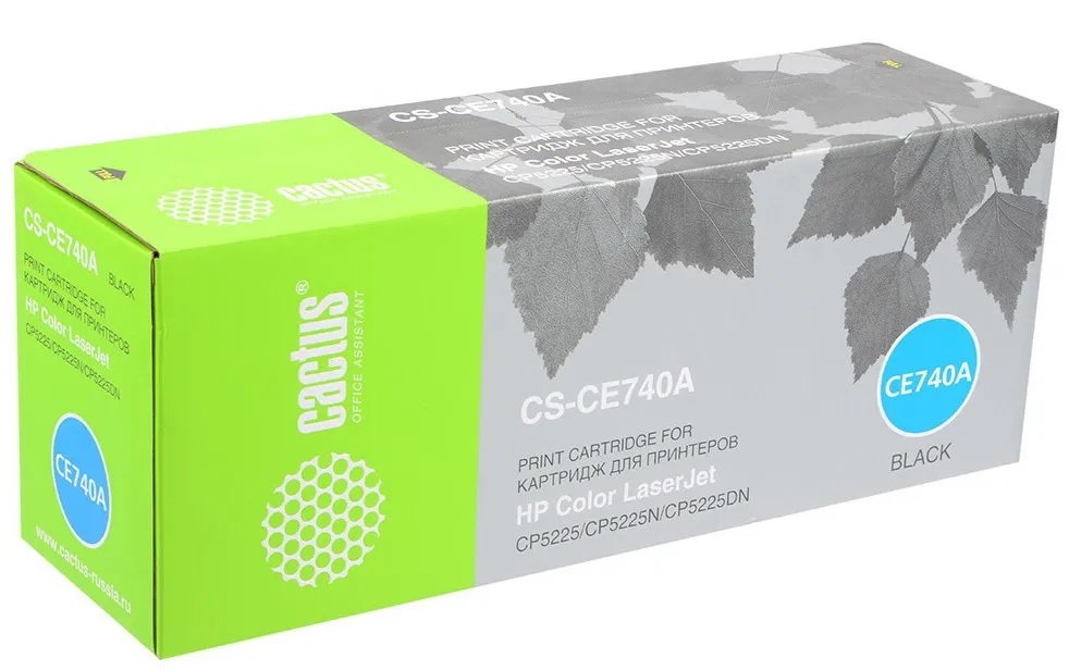 Картридж лазерный CS-CE740A CE740A черный (7000стр.) для HP LJ CP5220/CP5221/CP5223/CP5225 Cactus 807237
