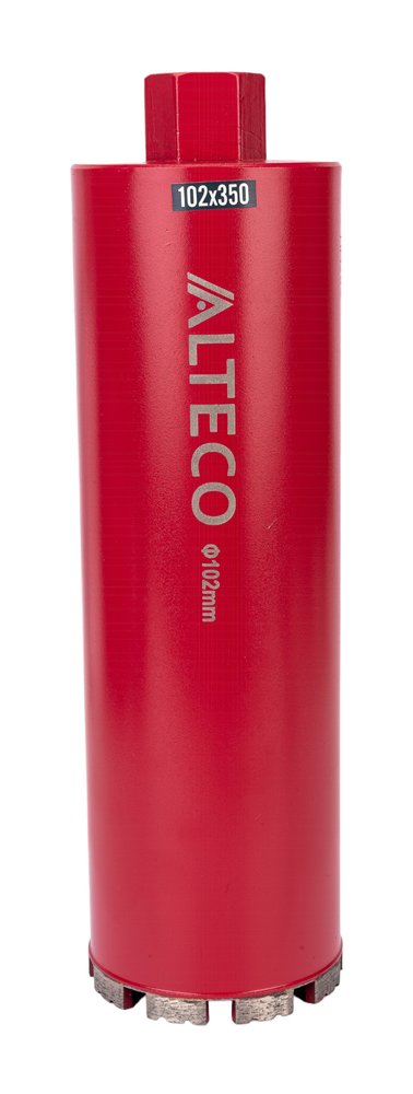Коронка алмазная ВТ (102х350 мм) ALTECO 13226