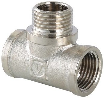 Тройник с переходом на нар. р. 1/2 вн.-нар.-вн. Valtec VTr.132.N.0004
