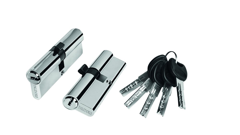 Цилиндр PALIDORE 90PB 45/45 ключ/ключ, золото 98760935