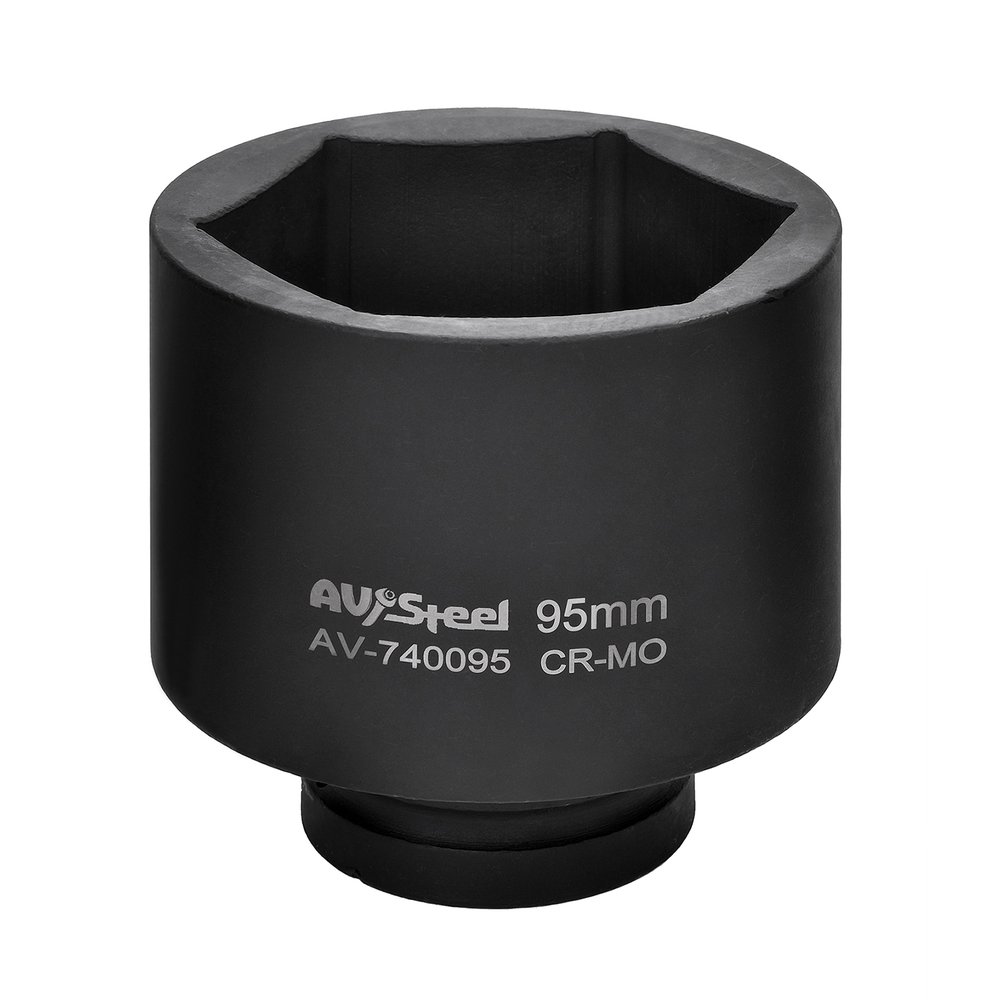 Головка ударная шестигранная (95 мм, 1DR) AV Steel AV-740095