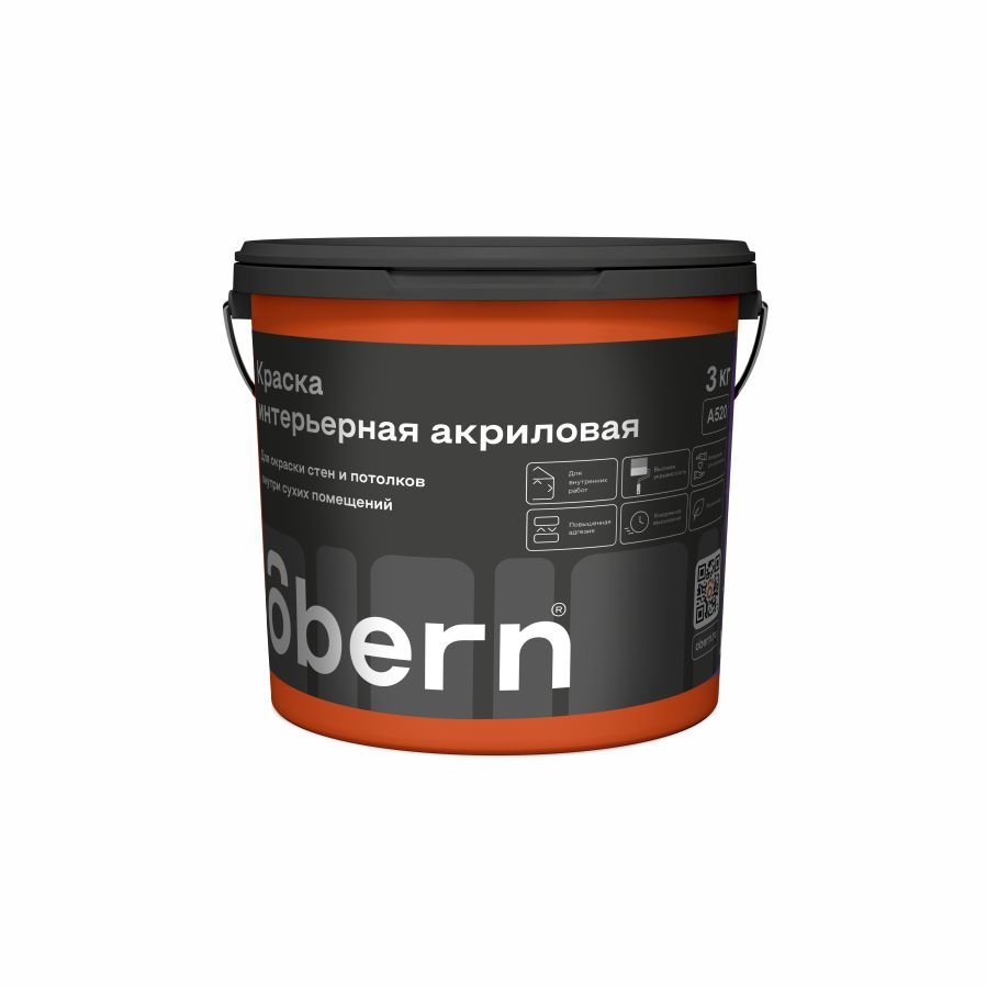 Интерьерная краска Obern 3 кг 13518