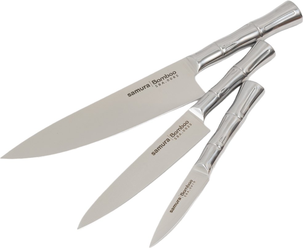 Набор из 3 ножей Samura 'Bamboo' 10, 23, 85, AUS-8 SBA-0220/K