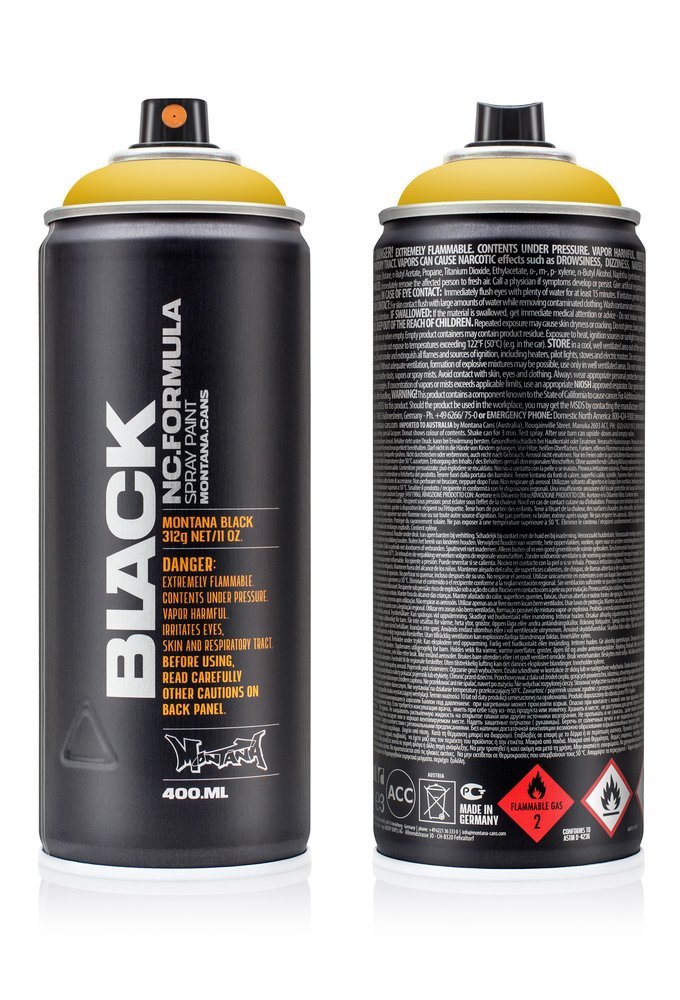 Краска MONTANA BLACK индийский, 0.4 л 1110 BLK