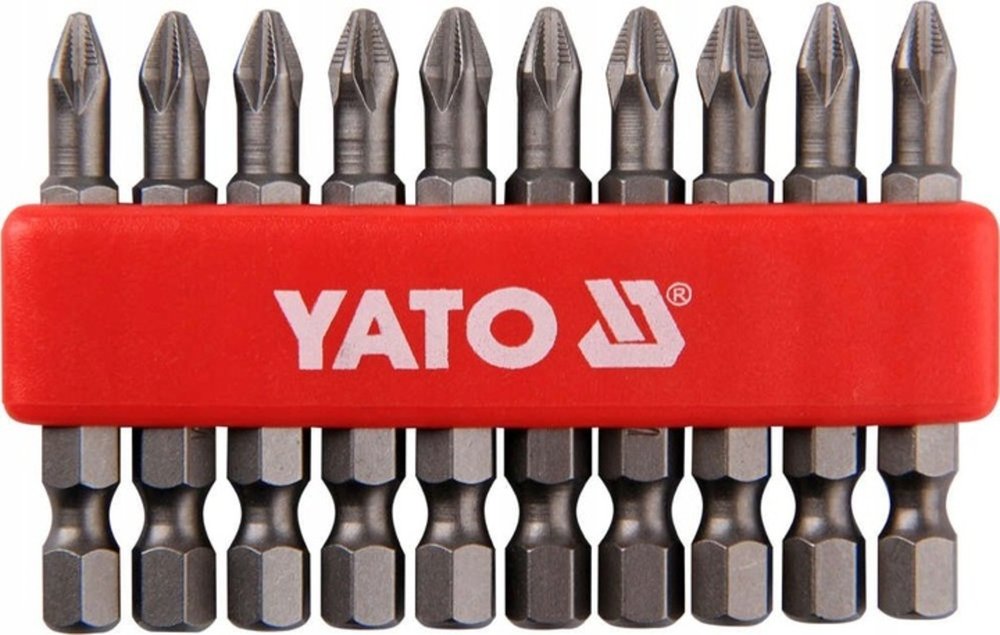 Бита крестовая YATO PН2 1/4 50мм 10шт. YT-0478 36140478 092 1